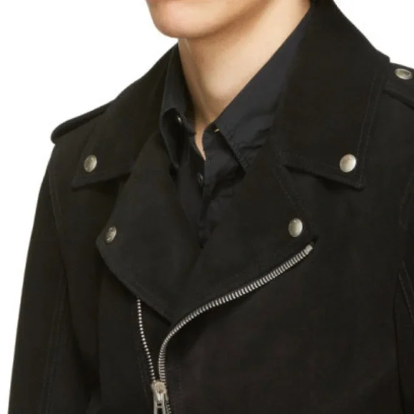 Belstaff Black Suede Edmunds Jacket Sz 52/L - Picture 5 of 13